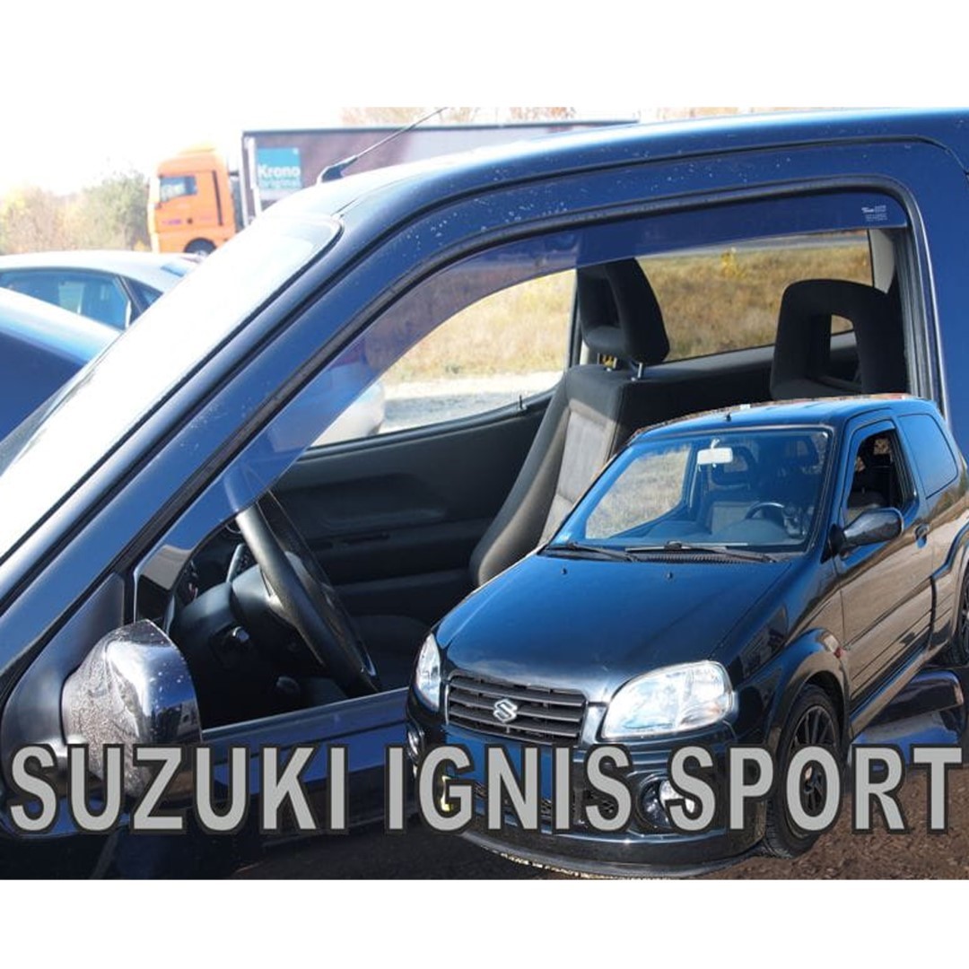 Εικόνα 1 από 5 — ΑΝΕΜΟΘΡΑΥΣΤΕΣ ΓΙΑ SUZUKI IGNIS SPORT 3D 2000-2006 ΖΕΥΓΑΡΙ ΑΠΟ ΕΥΚΑΜΠΤΟ ΦΙΜΕ ΠΛΑΣΤΙΚΟ HEKO – 2 ΤΕΜ.