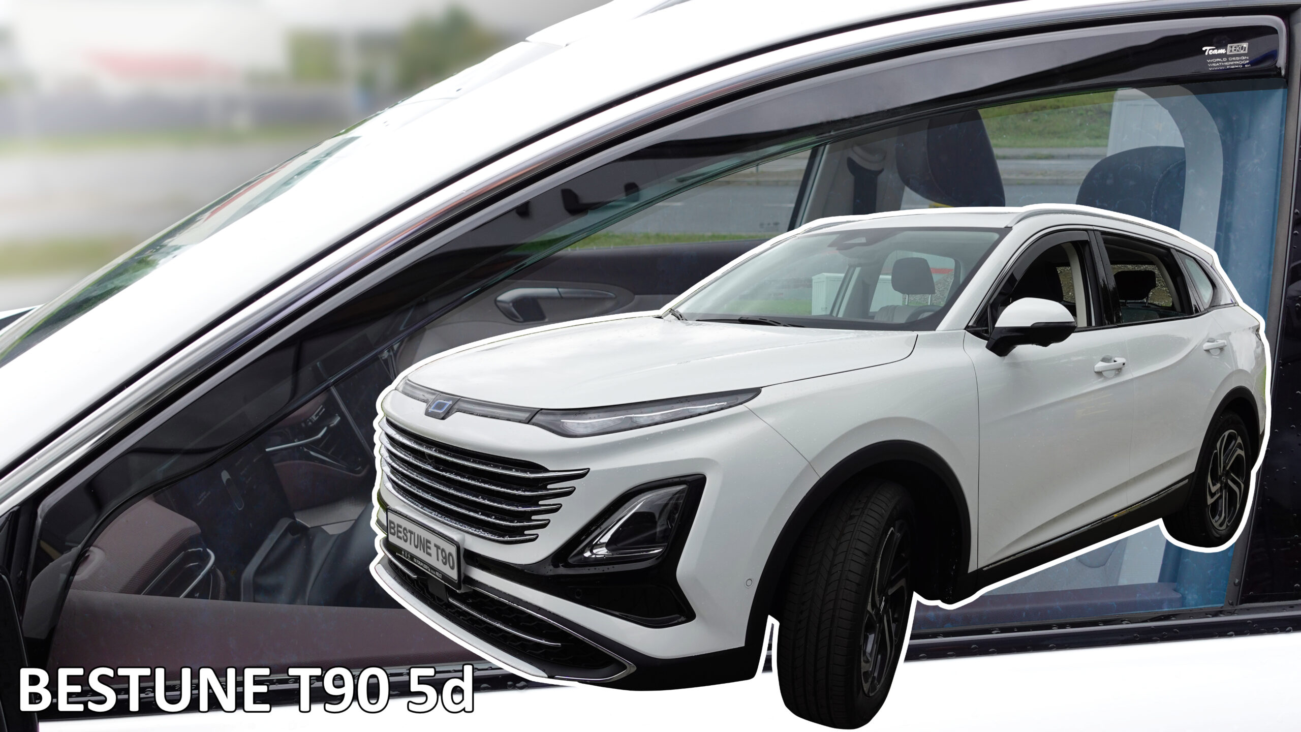 Εικόνα 1 από 5 — Heko – Ανεμοθραύστες Παραθύρων Για Bestune T90 2023 > 5πορτο υλικό Acrylic Χρώμα Φιμέ – 2 τεμ. (ΑΝΕΜ.29131)