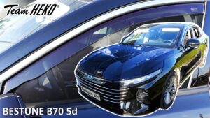 Heko - Ανεμοθραύστες για Bestune B70 5 Doors 2020+ Ζευγάρι Απο Εύκαμπτο Φιμέ Πλαστικό - 2 τεμ. (ΑΝΕΜ.29137)