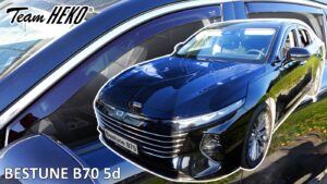 Heko - Ανεμοθραύστες για Bestune B70 5 Doors 2020+ Σετ Αυτοκινήτου Απο Εύκαμπτο Φιμέ Πλαστικό - 4 τεμ. (ΑΝΕΜ.SET29138)