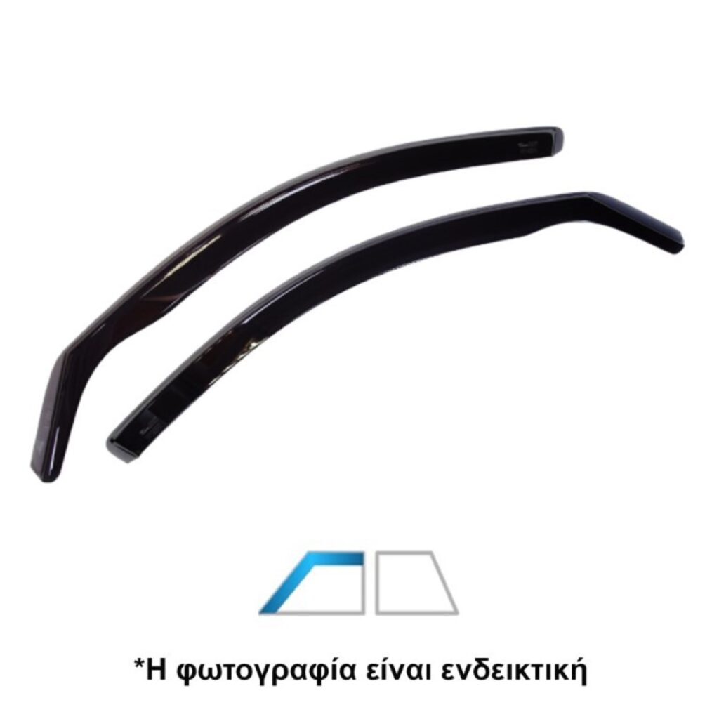 Εικόνα 4 από 6 — ΑΝΕΜΟΘΡΑΥΣΤΕΣ ΓΙΑ FORD TRANSIT CUSTOM 2D/4D 2012+ ΖΕΥΓΑΡΙ  VAN ΑΠΟ ΕΥΚΑΜΠΤΟ ΦΙΜΕ ΠΛΑΣΤΙΚΟ HEKO – 2 ΤΕΜ.
