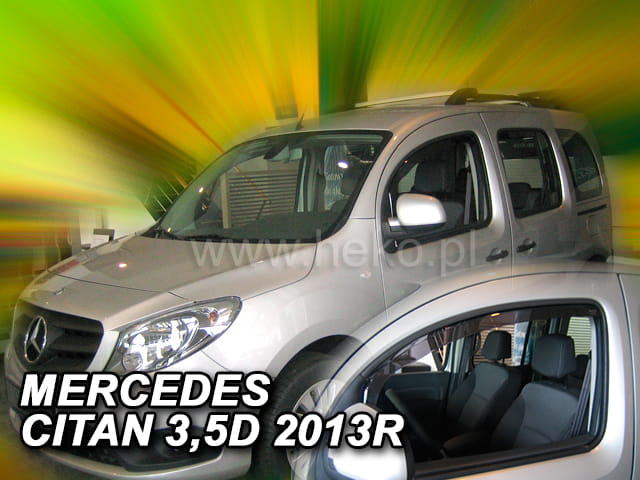 Εικόνα 1 από 5 — ΑΝΕΜΟΘΡΑΥΣΤΕΣ ΓΙΑ MERCEDES W415 CITAN 3/5D 2012+ ΖΕΥΓΑΡΙ ΑΠΟ ΕΥΚΑΜΠΤΟ ΦΙΜΕ ΠΛΑΣΤΙΚΟ HEKO – 2 ΤΕΜ.