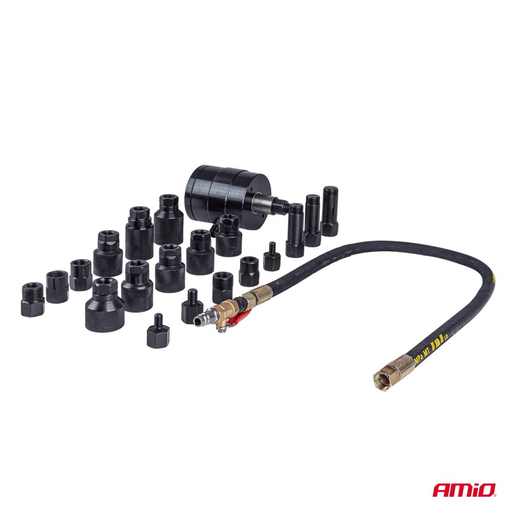 Εικόνα 3 από 6 — Amio – Πνευματικός Εξολκέας Μπεκ Diesel Heavy Duty σε Βαλιτσάκι για Αφαίρεση με Υψηλή Δύναμη & Ασφαλή Χρήση – Σετ 21 Τεμ. (04774/AM)