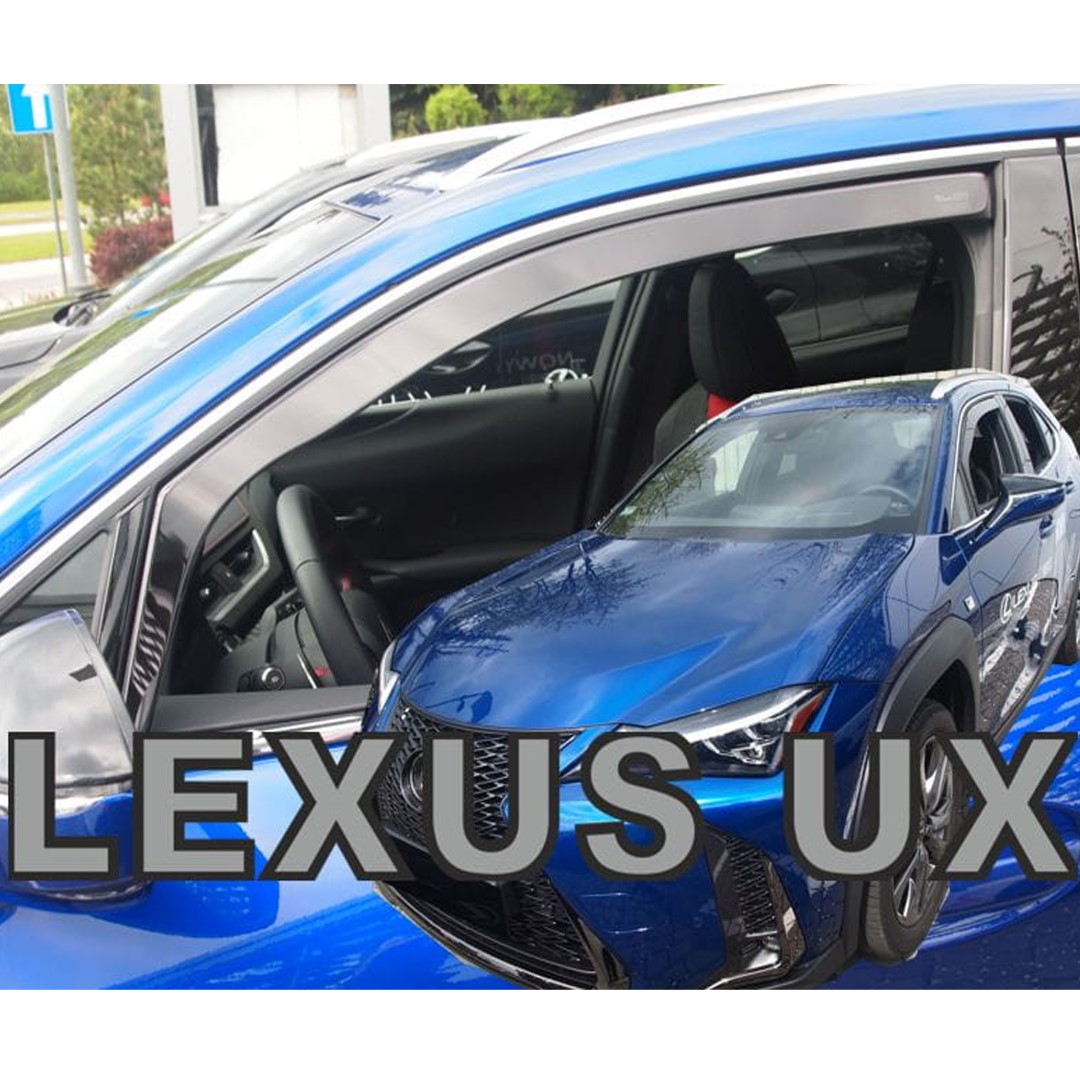 Εικόνα 1 από 5 — ΑΝΕΜΟΘΡΑΥΣΤΕΣ ΓΙΑ LEXUS UX 5D 2019+ ΖΕΥΓΑΡΙ ΑΠΟ ΕΥΚΑΜΠΤΟ ΦΙΜΕ ΠΛΑΣΤΙΚΟ HEKO – 2 ΤΕΜ.