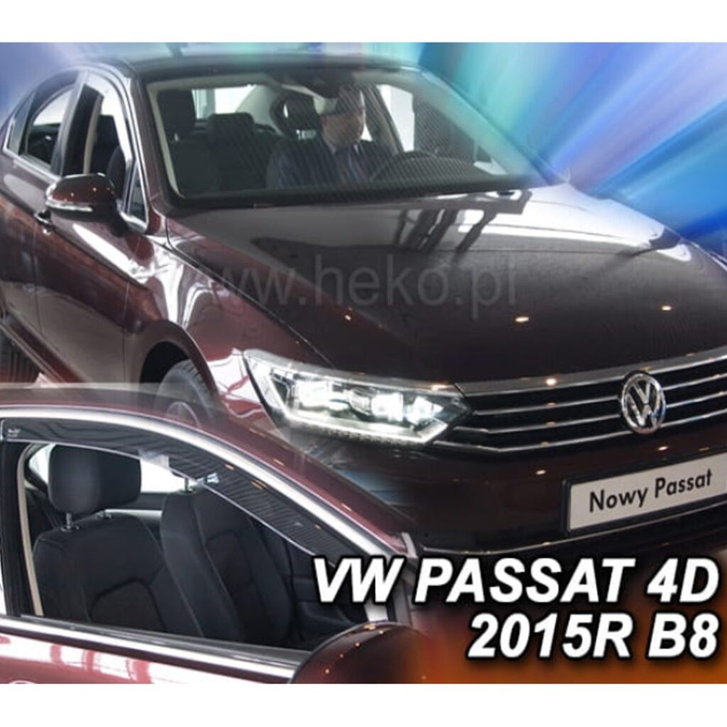 Εικόνα 1 από 5 — ΑΝΕΜΟΘΡΑΥΣΤΕΣ ΓΙΑ VW PASSAT 4D 2014+ ΖΕΥΓΑΡΙ ΑΠΟ ΕΥΚΑΜΠΤΟ ΦΙΜΕ ΠΛΑΣΤΙΚΟ HEKO – 2 ΤΕΜ.