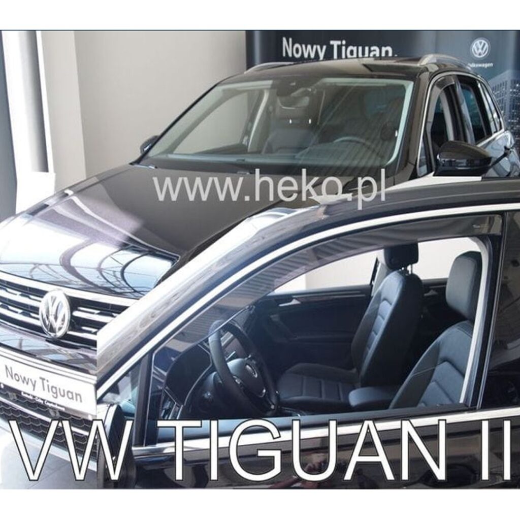 Εικόνα 1 από 6 — ΑΝΕΜΟΘΡΑΥΣΤΕΣ ΓΙΑ VW TIGUAN II 5D 2015+ / TIGUAN ALLSPACE II 5D 2017+ ΖΕΥΓΑΡΙ ΑΠΟ ΕΥΚΑΜΠΤΟ ΦΙΜΕ ΠΛΑΣΤΙΚΟ HEKO – 2 ΤΕΜ.