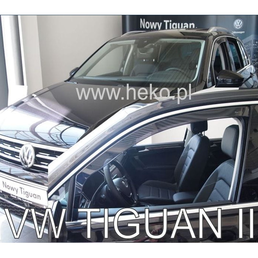 Εικόνα 1 από 6 — ΑΝΕΜΟΘΡΑΥΣΤΕΣ ΓΙΑ VW TIGUAN II 5D 2015+ / TIGUAN ALLSPACE II 5D 2017+ ΖΕΥΓΑΡΙ ΑΠΟ ΕΥΚΑΜΠΤΟ ΦΙΜΕ ΠΛΑΣΤΙΚΟ HEKO – 2 ΤΕΜ.