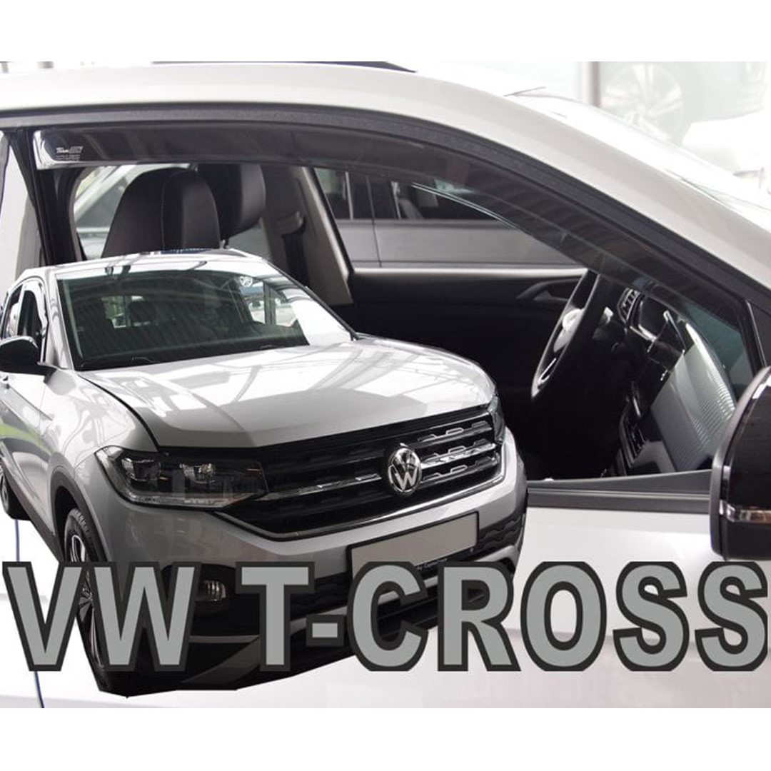 Εικόνα 1 από 5 — ΑΝΕΜΟΘΡΑΥΣΤΕΣ ΓΙΑ VW T-CROSS 5D 2019+ ΖΕΥΓΑΡΙ ΑΠΟ ΕΥΚΑΜΠΤΟ ΦΙΜΕ ΠΛΑΣΤΙΚΟ HEKO – 2 ΤΕΜ.