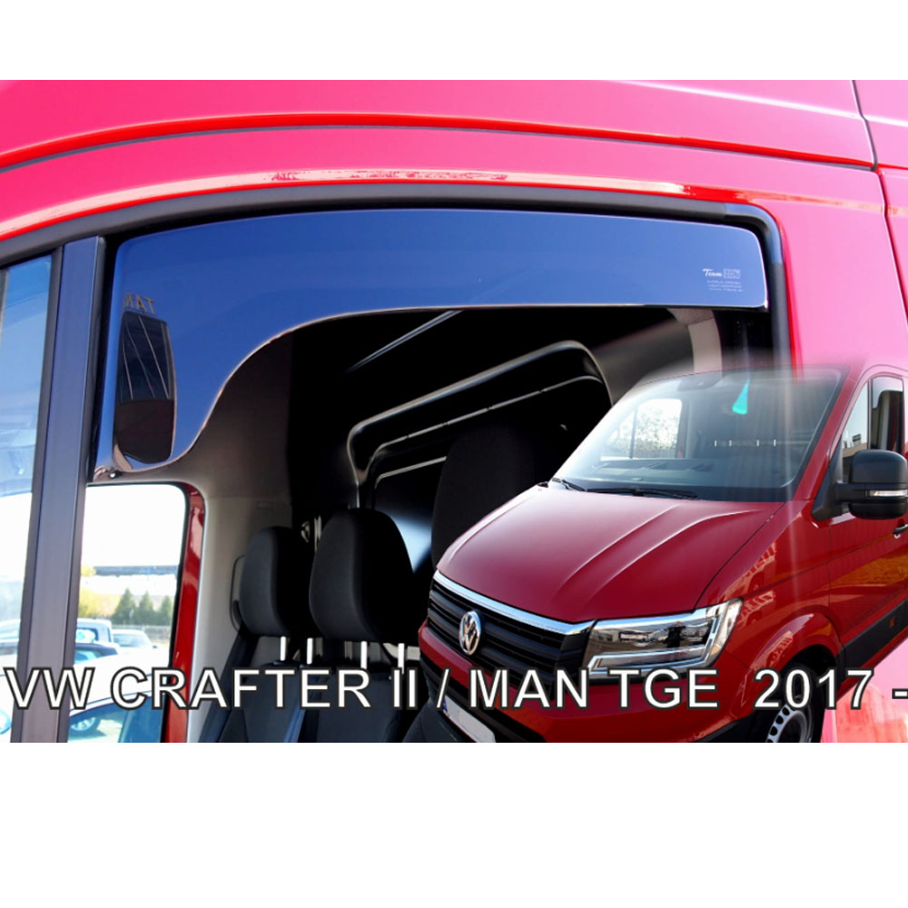 Εικόνα 1 από 5 — ΑΝΕΜΟΘΡΑΥΣΤΕΣ ΓΙΑ VW CRAFTER 2017+ ΖΕΥΓΑΡΙ ΑΠΟ ΕΥΚΑΜΠΤΟ ΦΙΜΕ ΠΛΑΣΤΙΚΟ HEKO – 2 ΤΕΜ.