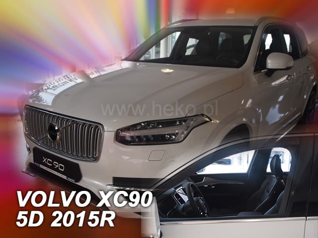Εικόνα 1 από 5 — ΑΝΕΜΟΘΡΑΥΣΤΕΣ ΓΙΑ VOLVO XC90 5D 2015+  ΖΕΥΓΑΡΙ ΑΥΤΟΚΙΝΗΤΟΥ ΑΠΟ ΕΥΚΑΜΠΤΟ ΦΙΜΕ ΠΛΑΣΤΙΚΟ HEKO – 2 ΤΕΜ.