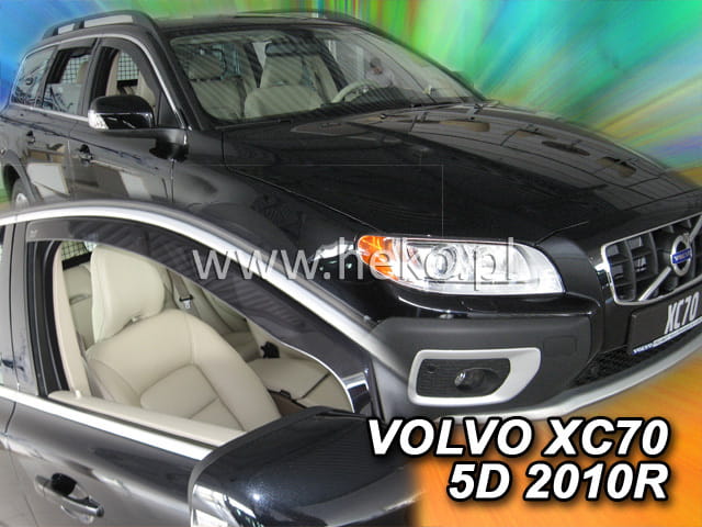 Εικόνα 1 από 6 — ΑΝΕΜΟΘΡΑΥΣΤΕΣ ΓΙΑ VOLVO S80 4D 2006+/ VOLVO V70 /XC 5D 2007-2016 ΖΕΥΓΑΡΙ ΑΠΟ ΕΥΚΑΜΠΤΟ ΦΙΜΕ ΠΛΑΣΤΙΚΟ HEKO – 2 ΤΕΜ.