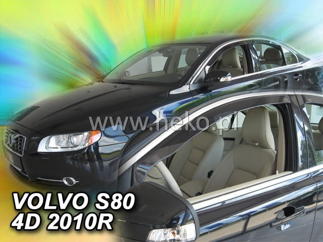 Εικόνα 2 από 6 — ΑΝΕΜΟΘΡΑΥΣΤΕΣ ΓΙΑ VOLVO S80 4D 2006+/ VOLVO V70 /XC 5D 2007-2016 ΖΕΥΓΑΡΙ ΑΠΟ ΕΥΚΑΜΠΤΟ ΦΙΜΕ ΠΛΑΣΤΙΚΟ HEKO – 2 ΤΕΜ.