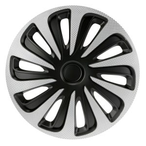 Lampa - Τάσι Αυτοκινήτου 13’’ Kojin Carbon TECH-ONE από υλικό ABS Ασημί / Μαύρο - 1 TEM (L3147.1)
