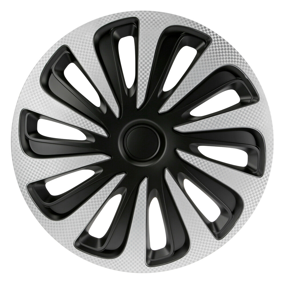 Εικόνα 1 από 1 — Lampa – Τάσι Αυτοκινήτου 13’’ Kojin Carbon TECH-ONE από υλικό ABS Ασημί / Μαύρο – 1 TEM (L3147.1)