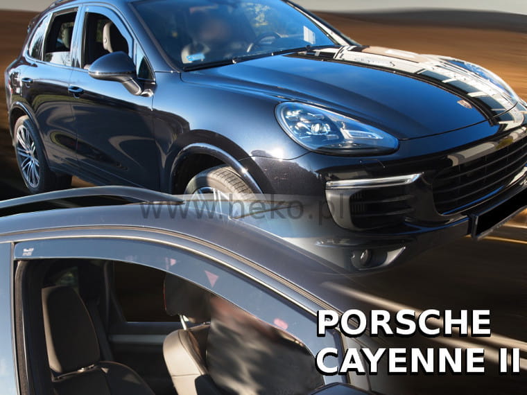 Εικόνα 1 από 5 — Heko – Ανεμοθραύστες Παραθύρων Για Porsche Cayenne (92A) 2010 > 2017 5πορτο υλικό Acrylic Χρώμα Φιμέ – 2 τεμ. (ΑΝΕΜ.26303)