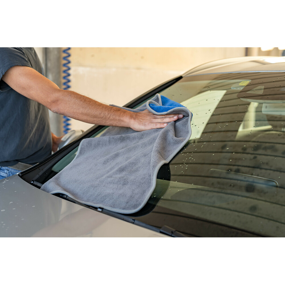 Εικόνα 5 από 6 — Lampa – Πανάκι καθαρισμού Microfibre (Μικροΐνες) Διπλής Όψης Premium (50×70 cm) – Γκρι / Μπλέ – 1 τεμ. (L3718.3)