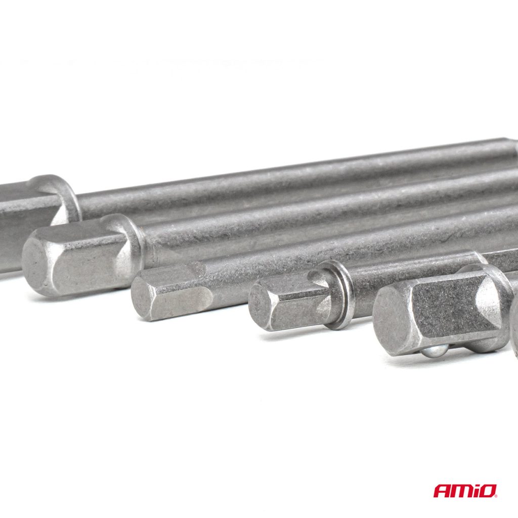Εικόνα 4 από 5 — Amio – Προσαρμογείς HEX 1/4″ σε Καρυδάκια 1/4″ 3/8″ 1/2″ Heavy Duty για Σταθερή Τοποθέτηση & Καθημερινή Χρήση – Σετ 6 Τεμ. (04781/AM)
