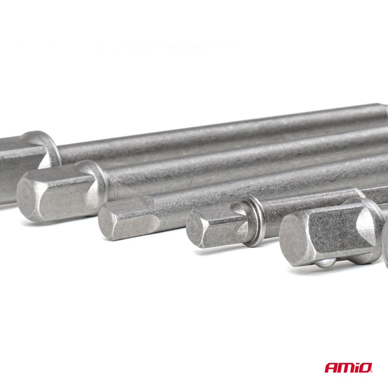 Εικόνα 4 από 5 — Amio – Προσαρμογείς HEX 1/4″ σε Καρυδάκια 1/4″ 3/8″ 1/2″ Heavy Duty για Σταθερή Τοποθέτηση & Καθημερινή Χρήση – Σετ 6 Τεμ. (04781/AM)