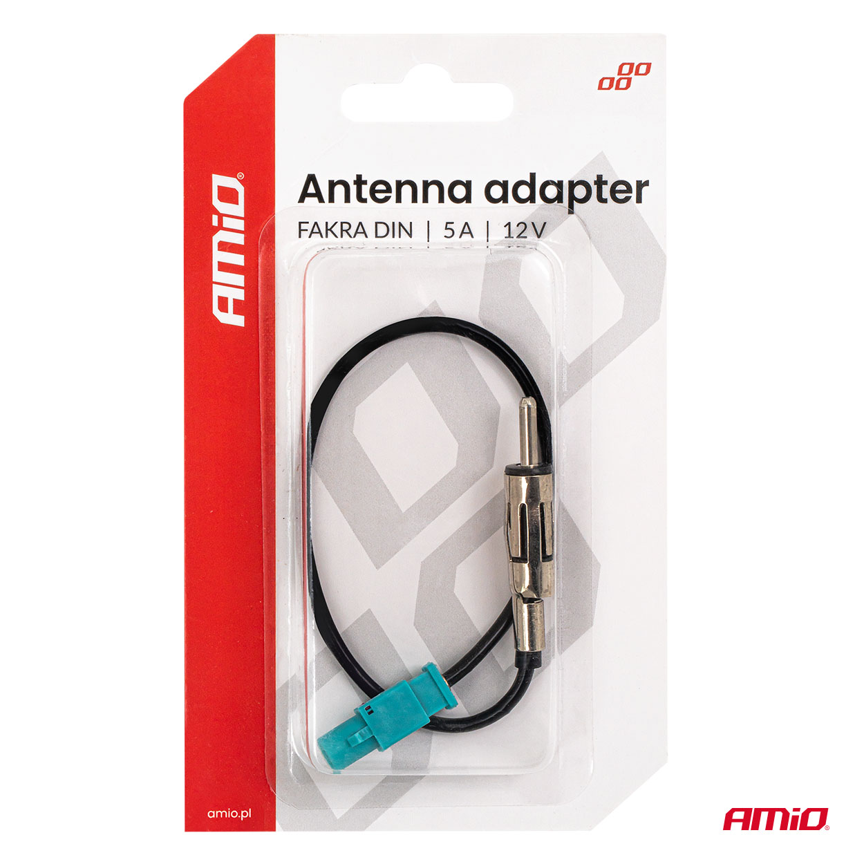 Εικόνα 4 από 4 — Amio – Αντάπτορας Κεραίας FAKRA σε DIN 12V 5A για Σταθερό Σήμα & Αξιόπιστη Σύνδεση – 1 Τεμ. (04443/AM)