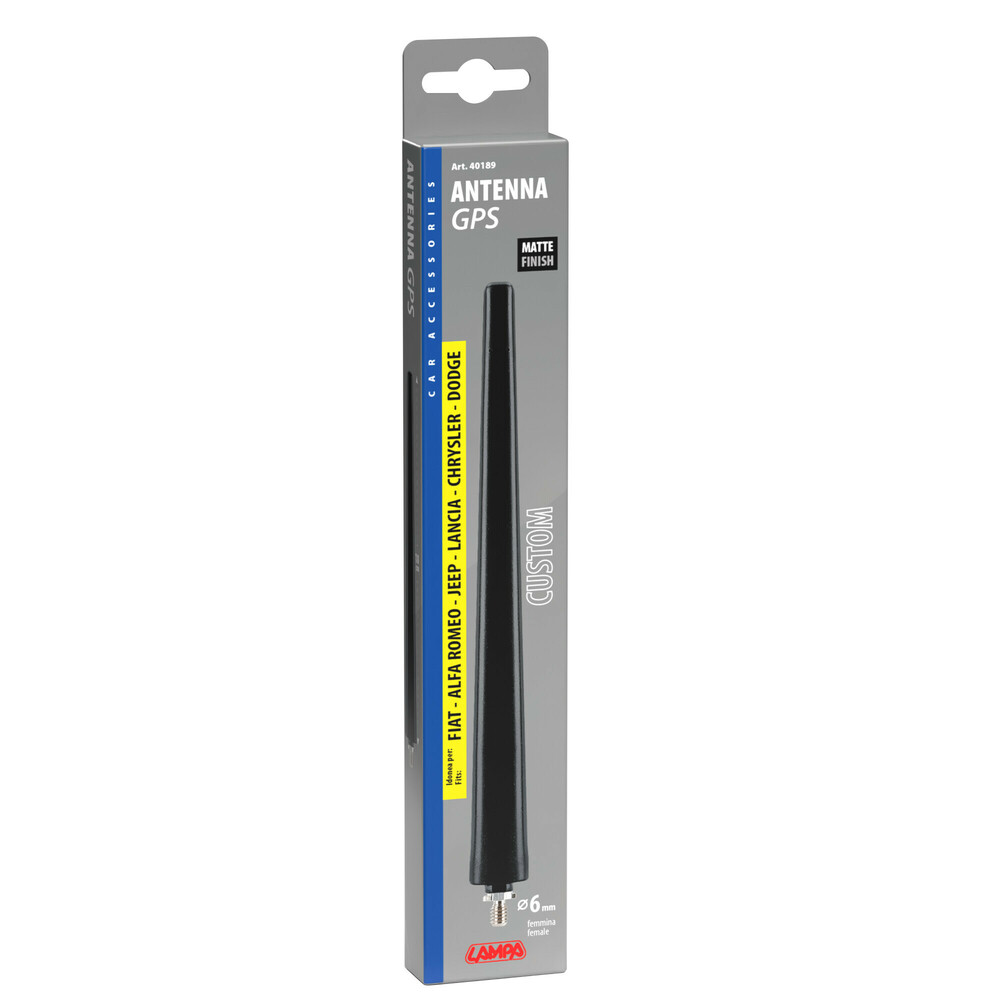 Εικόνα 4 από 4 — ΚΕΡΑΙΑ ΟΡΟΦΗΣ ΜΑΥΡΗ PERSONAL-TUNING GPS 18cm Φ 6mm  (ALFA ROMEO-FIAT-LANCIA-CHRYSLER-JEEP-DODGE)