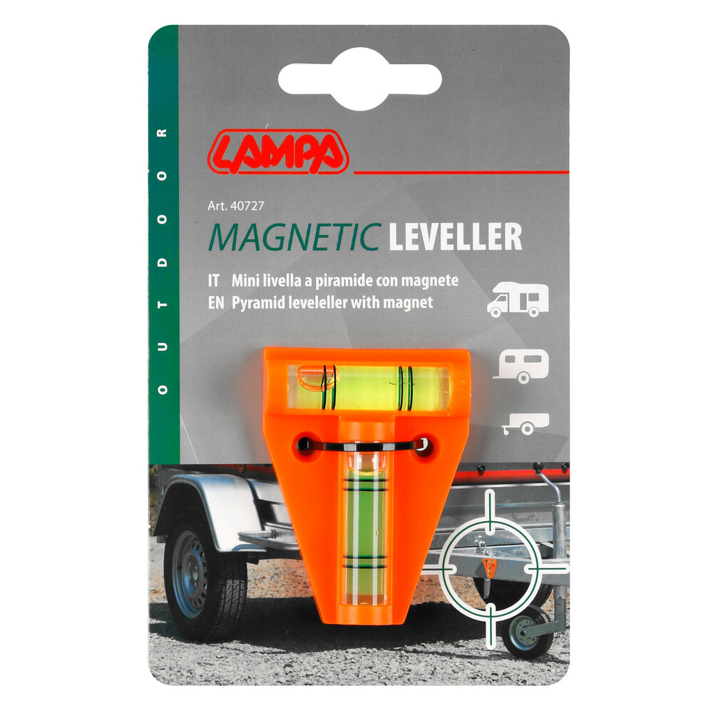 Εικόνα 5 από 5 — Lampa – Αλφάδι Πυραμίδα Μαγνητικό Διπλό για Τροχόσπιτα και Camper με Δυνατότητα Μέτρησης 2 Κλίσεων – 1 Τεμ. (L4072.7)