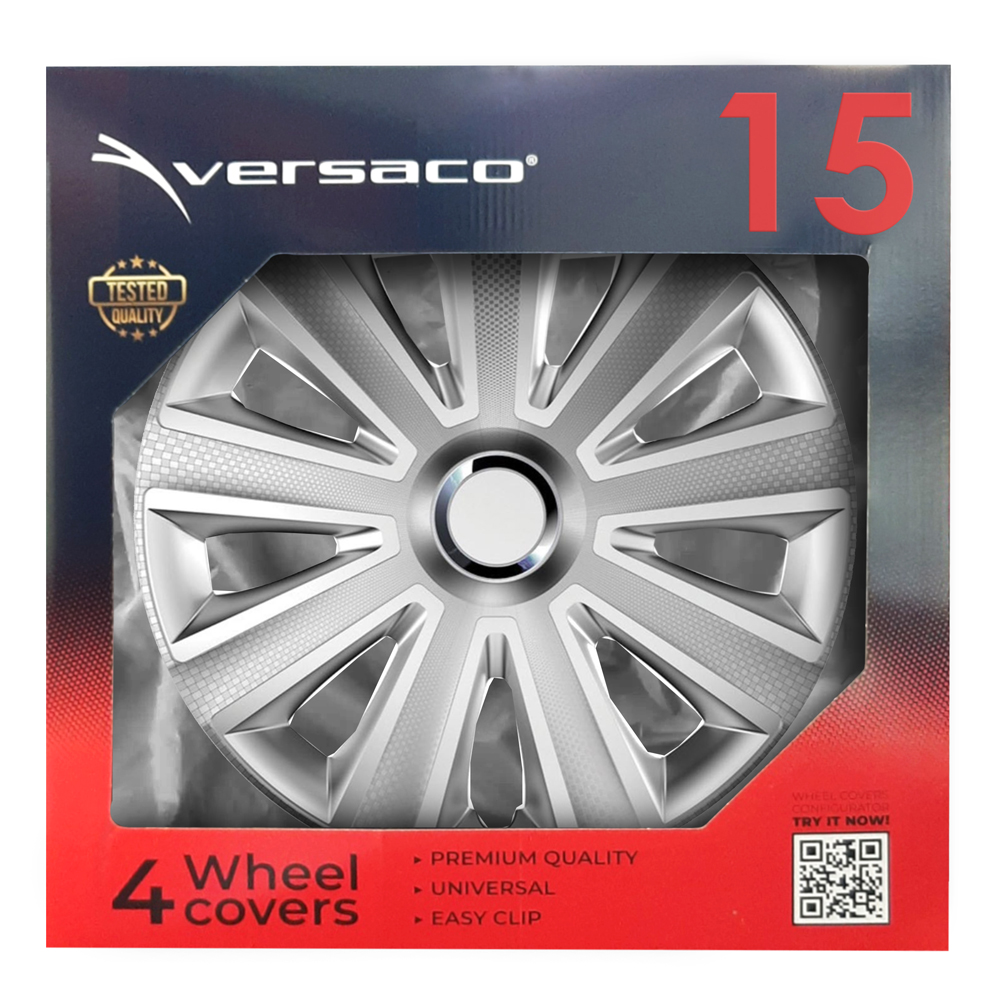 Εικόνα 2 από 2 — Amio – ΤΑΣΙΑ 15″ AVIATOR CARBON RC ΑΣΗΜΙ ΣΕΤ ΣΕ ΚΟΥΤΙ – 4 ΤΕΜ (4295/AM)