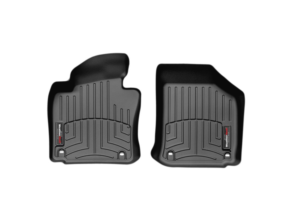 Εικόνα 1 από 1 — ΠΑΤΑΚΙΑ  ΓΙΑ VW GOLF VI 2008-2012  ΜΠΡΟΣΤΙΝΑ ΜΑΥΡΑ 2ΤΕΜ WEATHERTECH