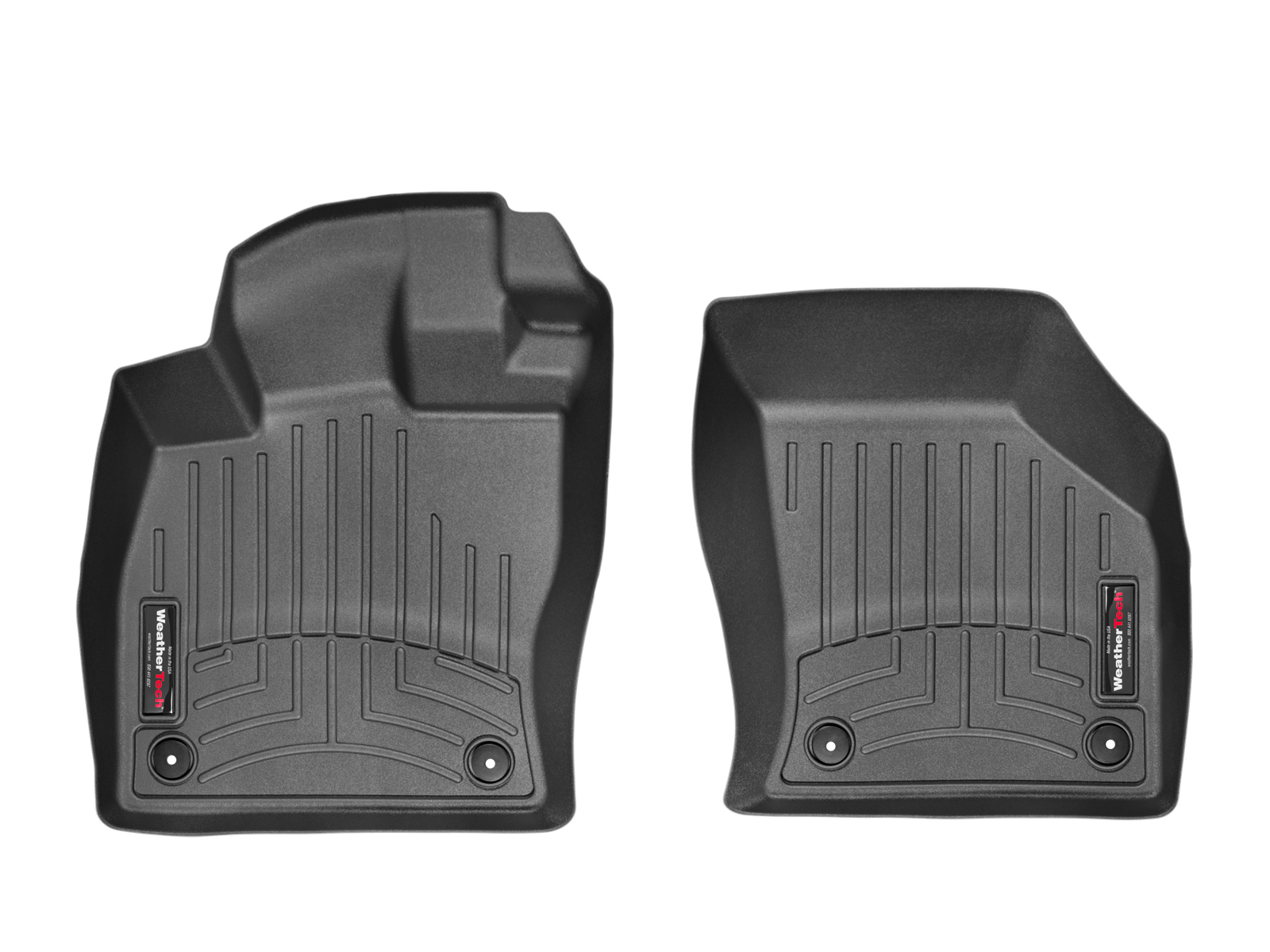 Εικόνα 1 από 1 — ΠΑΤΑΚΙΑ  ΓΙΑ SKODA OCTAVIA /SUPERB /VW PASSAT /VW GOLF /SEAT LEON /AUDI A3  ΜΠΡΟΣΤΙΝΑ ΜΑΥΡΑ 2ΤΕΜ WEATHERTECH