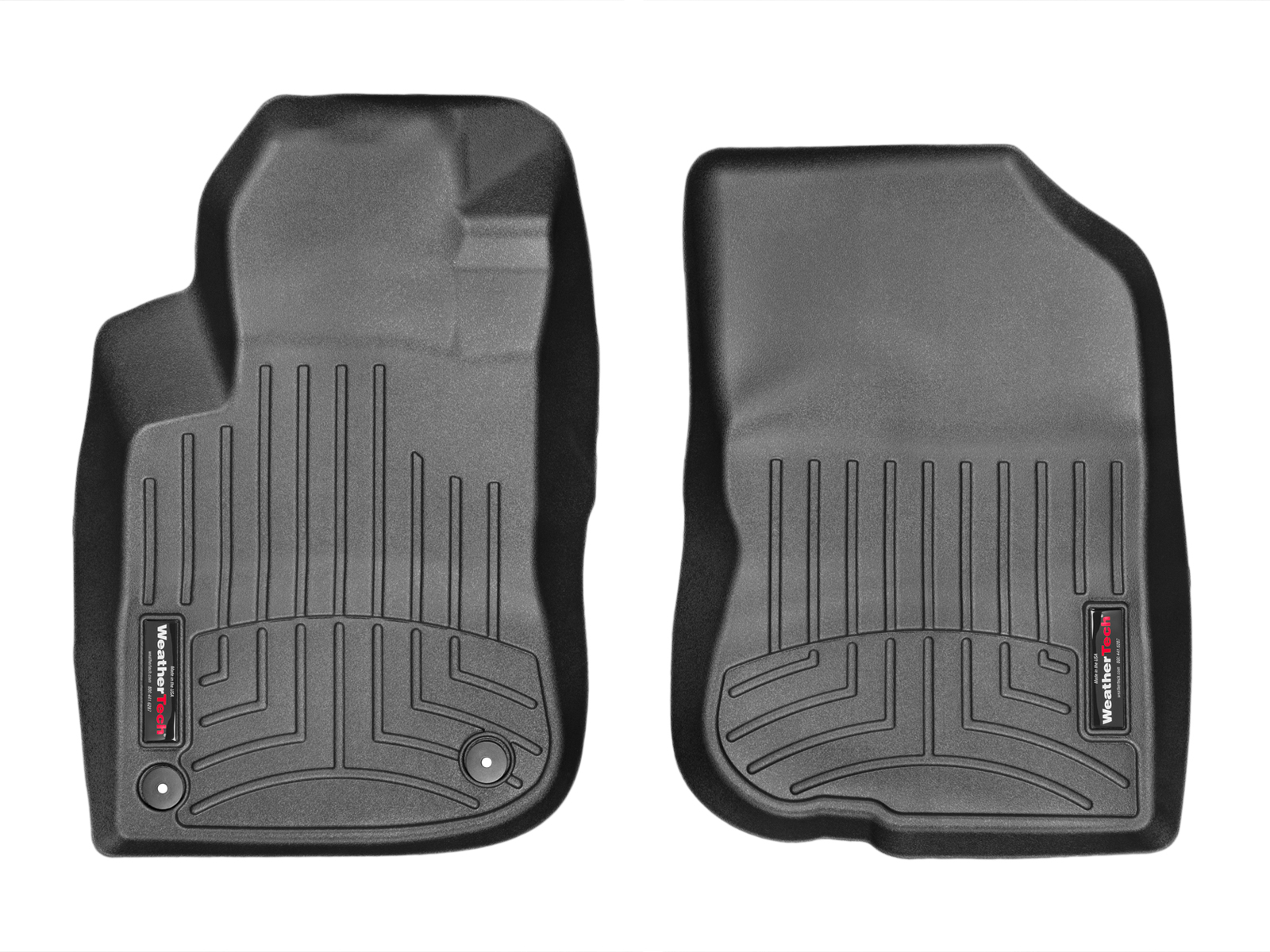 Εικόνα 1 από 1 — ΠΑΤΑΚΙΑ  ΓΙΑ PEUGEOT 208 2012-2019 /PEUGEOT 2008 2013-2019  ΜΠΡΟΣΤΙΝΑ ΜΑΥΡΑ 2ΤΕΜ WEATHERTECH