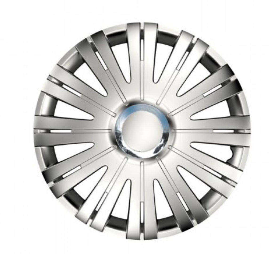 Εικόνα 1 από 2 — Amio – ΤΑΣΙΑ 14″ HUBCAP RC ACTIVE ΑΣΗΜΙ – ΣΕΤ 4ΤΕΜ ΣΕ ΚΟΥΤΙ (4731/AM)