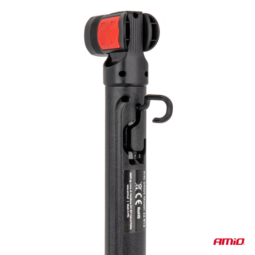 Εικόνα 5 από 8 — Amio – Φακός Εργασίας LED COB 10W USB-C 4400mAh με Διπλό Γάντζο & Μαγνήτη για Ισχυρό Φωτισμό & Μέγιστη Ευελιξία – 1 Τεμ. (04505/AM)