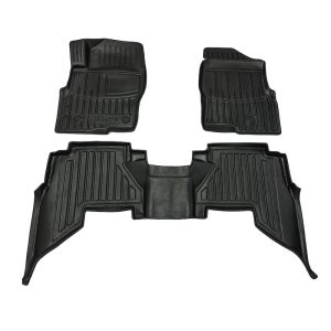 Race Axion - Πατάκια Για Nissan Pathfinder III (R51) 2010-2015 5πορτο Λάστιχο Σκαφάκια Προστατευτικά Με Κουμπώματα υλικό Λάστιχο για Επιβατικά Αυτοκίνητα - 3 τεμ. (5014363/ST)