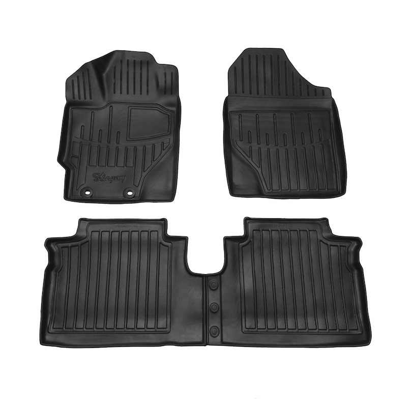 Εικόνα 1 από 3 — Race Axion – Πατάκια Για Toyota Yaris III (XP13) 2011-2020 3πορτο / 5πορτο Λάστιχο Σκαφάκια Με Κουμπώματα για Επιβατικά Αυτοκίνητα – 4 τεμ. (5022574/ST)
