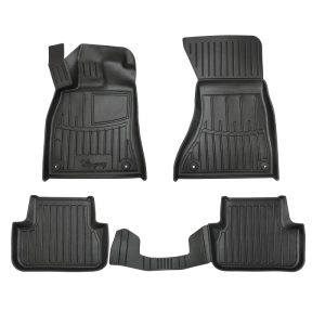Race Axion - Πατάκια Για Audi A4 (B8) 2007-2015 4πορτο/5πορτο Λάστιχο Σκαφάκια Προστατευτικά Με Κουμπώματα για Επιβατικά Αυτοκίνητα - 5 τεμ. (5030045/ST)