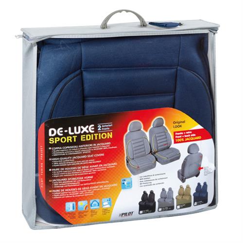 Εικόνα 3 από 3 — Καλύμματα Καθισμάτων DE-LUXE SPORT EDITION 2τεμ. Μπλε