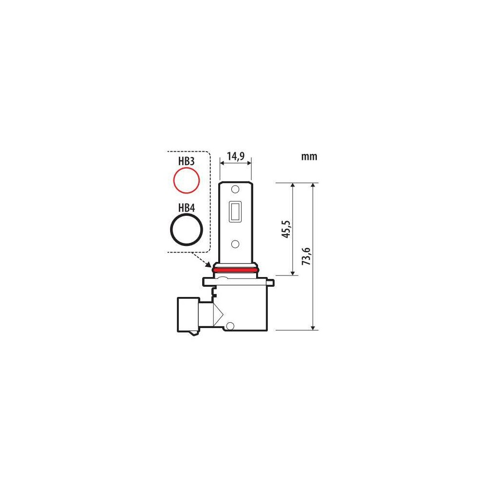 Εικόνα 2 από 3 — Lampa – LED Λάμπα Αυτοκινήτου Halo Venus Series HB3 / HB4 12V 10W Quick-Fit – Υψηλής Φωτεινότητας, Fanless Technology – 1 τεμ. (L5767.5)