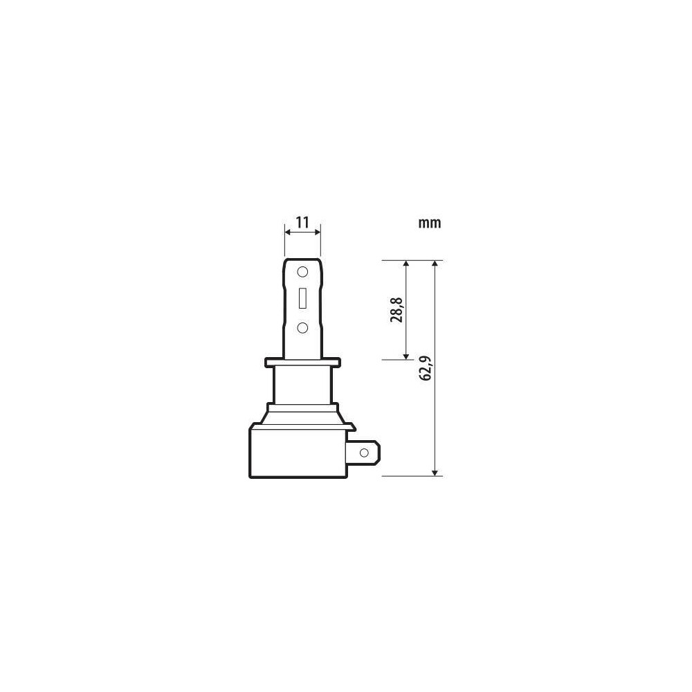 Εικόνα 2 από 3 — Lampa – Λάμπα H3 12V PK22s 1550/930lm 6500K Halo LED Quick-Fit Hyper Series με Παθητική Ψύξη – 1 Τεμ. (L5768.5)ΤΕΜ