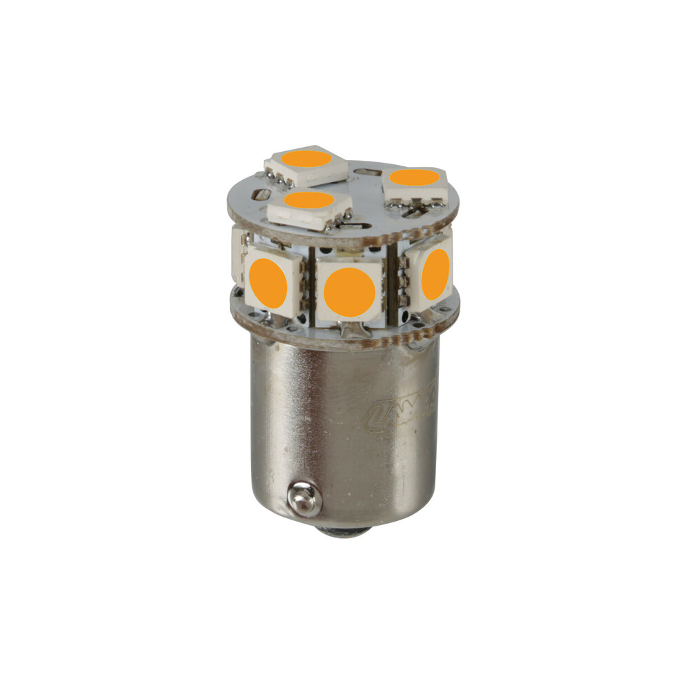 Εικόνα 1 από 2 — P21W 24/32V Ba15s 50lm 10xSMDx1CHIP LED CAN-BUS (ΦΟΥΝΤΟΥΚΙ) ΠΟΡΤΟΚΑΛΙ ΔΙΑΘΛΑΣΗΣ ΣΑΚΟΥΛΑ LAMPA – 20 TEM.