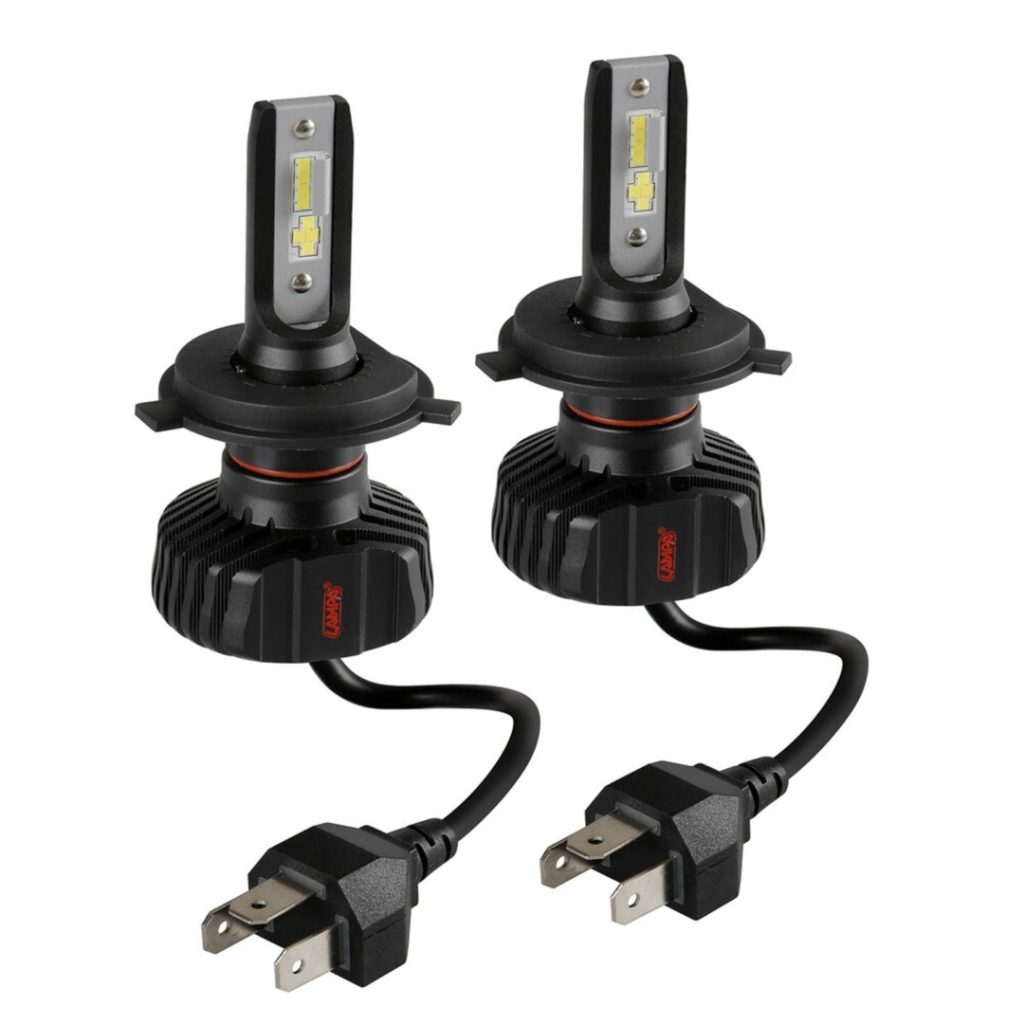 Εικόνα 1 από 5 — H4 9-32V 6.500K 4.500lm 40W P43t HALO LED SERIE 5 BLASTER 16LED SEOUL 2ΤΕΜ. LED KIT