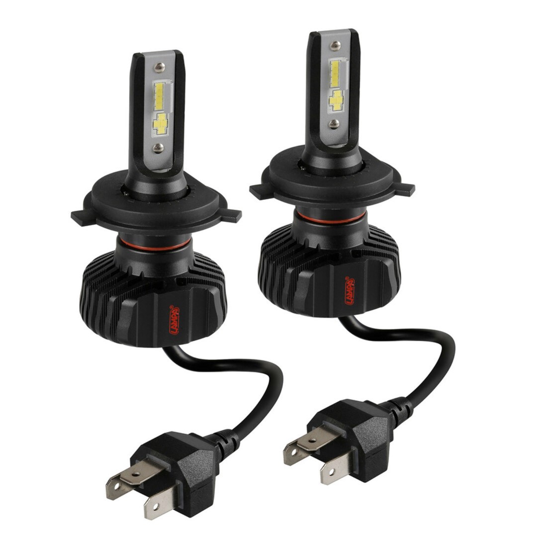 Εικόνα 1 από 5 — H4 9-32V 6.500K 4.500lm 40W P43t HALO LED SERIE 5 BLASTER 16LED SEOUL 2ΤΕΜ. LED KIT