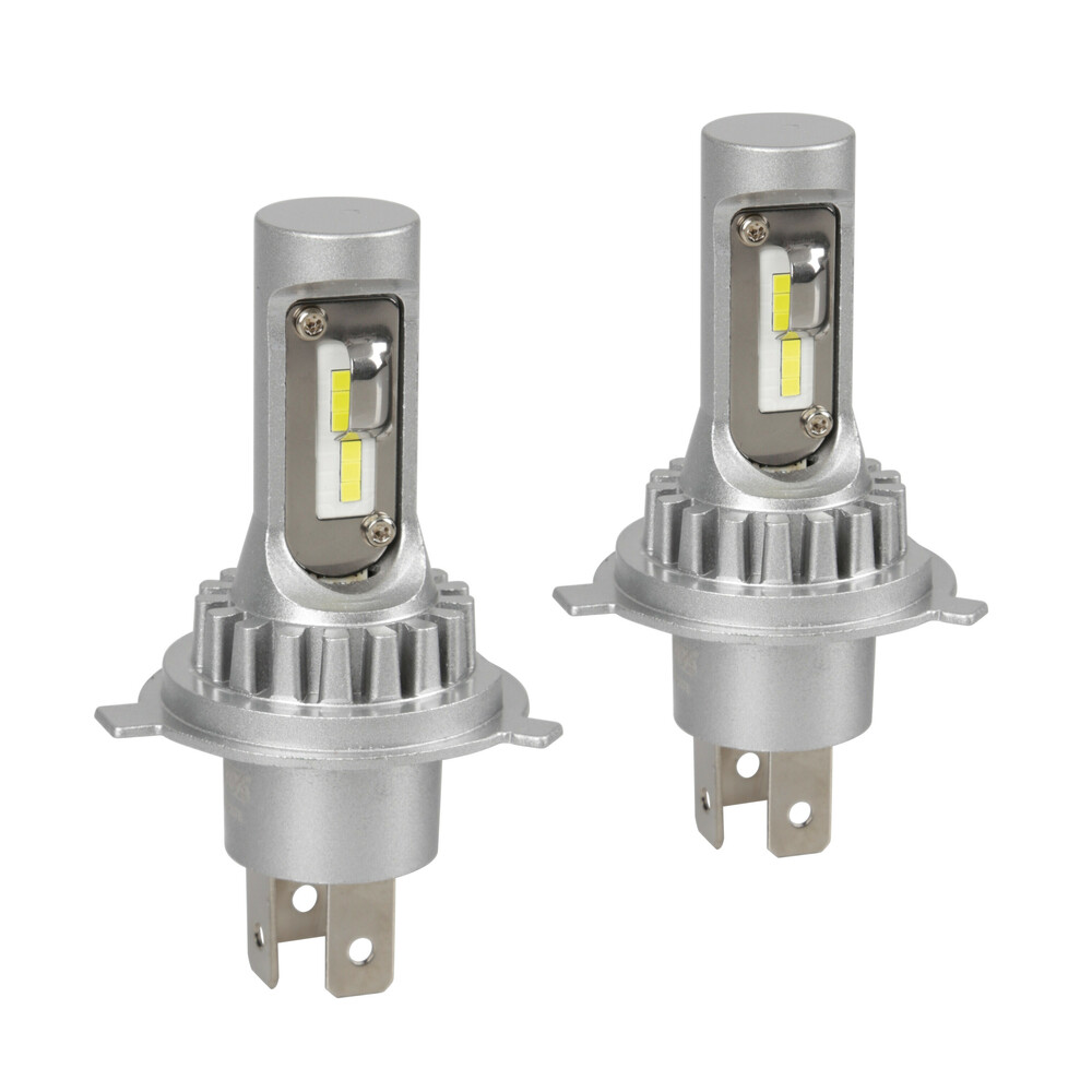 Εικόνα 1 από 3 — H4 12/24V P43t 6.500K 2.000lm 15W 12LED SEOUL CSP-Y19chips HALO LED SERIE 11 PLUG & BRITE 2ΤΕΜ.