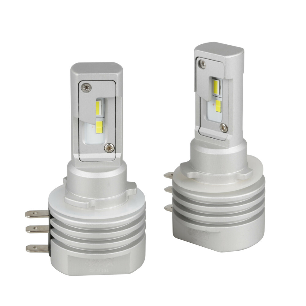 Εικόνα 1 από 4 — H15 12/24V PGJ23t-1 6.500K 2.000lm 15W 10LED SEOUL CSP-Y19chips HALO LED SERIE 11 PLUG & BRITE 2ΤΕΜ.
