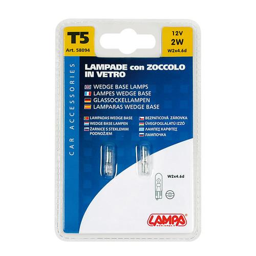 Εικόνα 4 από 4 — T5 12V 2W W2x4,6d Καρφωτό – Ακάλυκο STANDARD LINE Αλογόνου BLISTER 2τεμ.