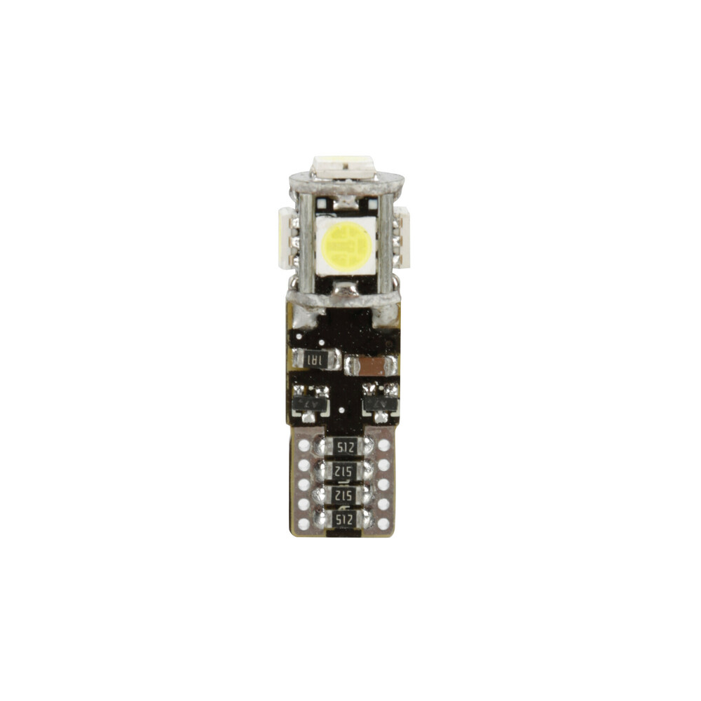 Εικόνα 1 από 3 — T10 W5W 12/30V W2,1×9,5d 80lm 5SMD LED ΛΕΥΚΟ (ΚΑΡΦΩΤΟ-ΤΡΙΠΛΟΕΣΤΙΑΚΟ- CAN-BUS) 20 ΤΕΜ.