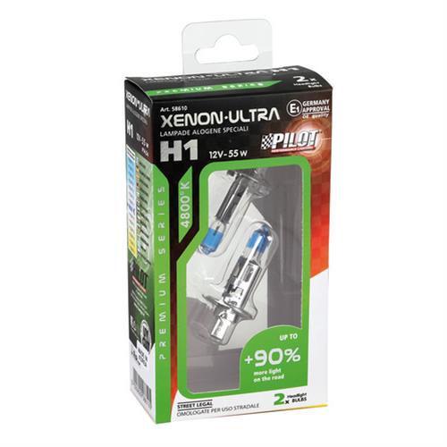 Εικόνα 4 από 4 — H1 12V 55W P14,5s ΛΑΜΠΑ XENON ULTRA 4.800K +90%  2ΤΕΜ.