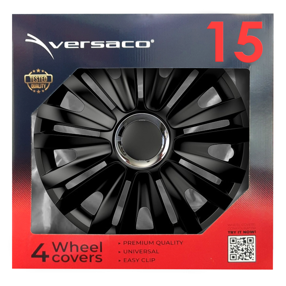 Εικόνα 2 από 2 — Amio – ΤΑΣΙΑ 15″ ROYAL RC BLACK ΣΕΤ ΣΕ ΚΟΥΤΙ – 4 ΤΕΜ (6162/AM)