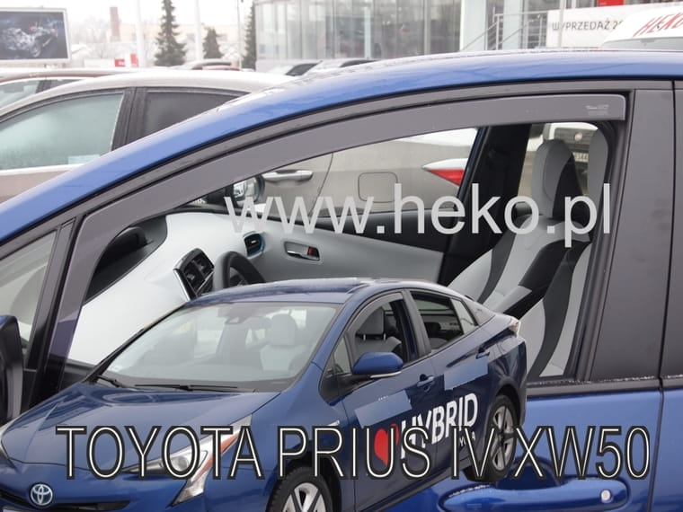 Εικόνα 1 από 5 — Heko – Ανεμοθραύστες Παραθύρων Για Toyota Prius (XW50) 2016 > 2022 5πορτο υλικό Acrylic Χρώμα Φιμέ – 2 τεμ. (ΑΝΕΜ.29646)