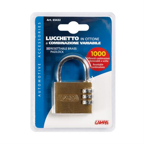Εικόνα 3 από 3 — ΛΟΥΚΕΤΟ 40mm PADLOCK ΜΕ 3 ΨΗΦΙΑ