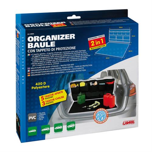 Εικόνα 6 από 9 — ORGANIZER ΚΑΙ ΚΑΛΥΜΜΑ ΠΟΡΤ-ΜΠΑΓΚΑΖ ΑΔΙΑΒΡΟΧΟ 2in1 110x100cm+110x55cm