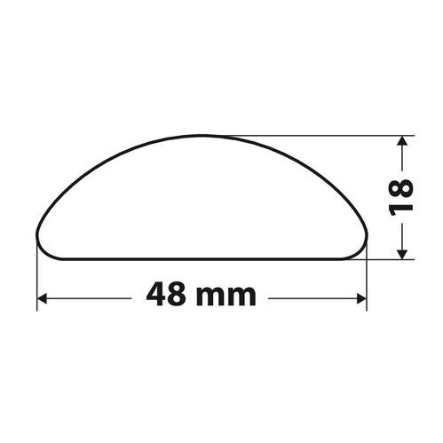 Εικόνα 3 από 8 — ΑΥΤΟΚΟΛΛΗΤΟ ΣΚΡΑΤΣ ΟΒΑΛ 48x18mm ΛΕΥΚΟ 3M